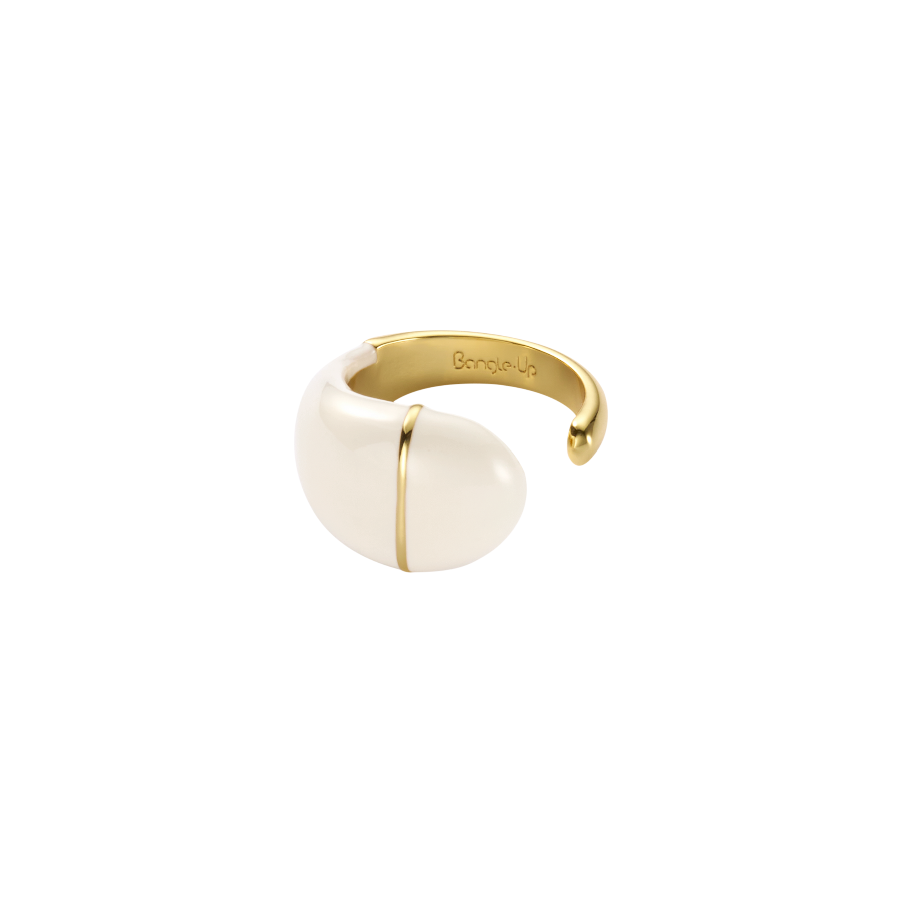 Drop Ring - Sand White
