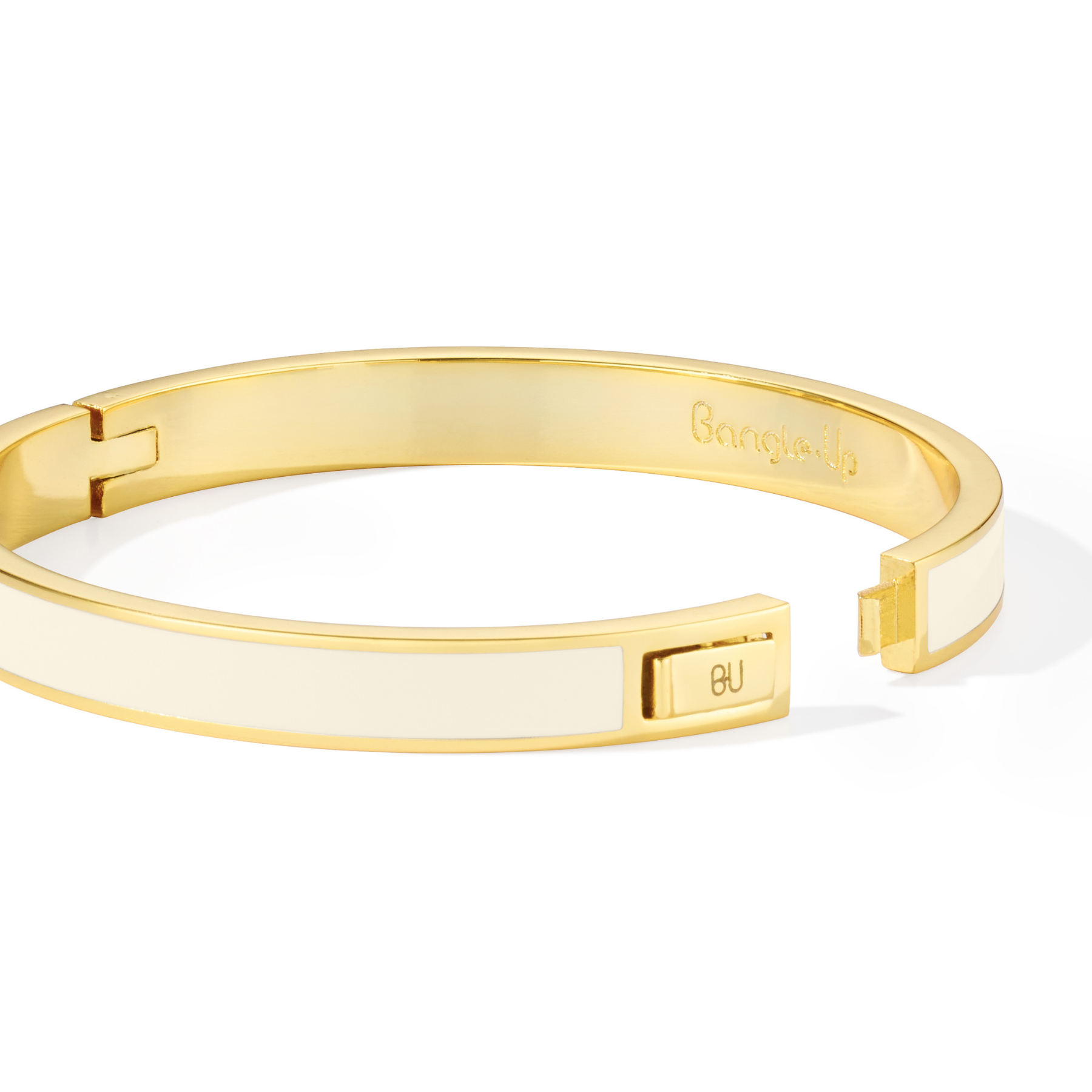 Classic Bangle Bracelet - Sand White
