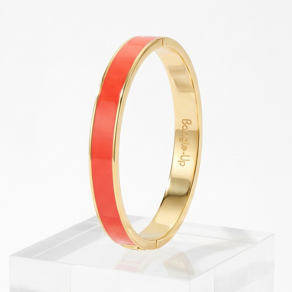 Bangle Bracelet - Orange Tangerine