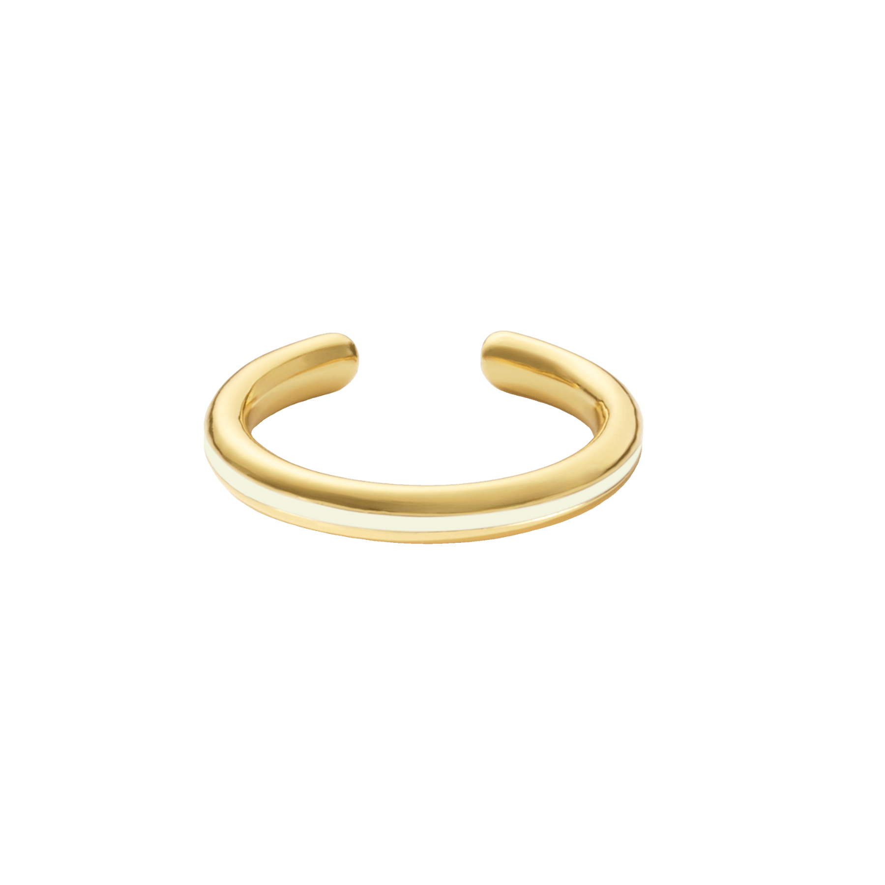 Line Ring - Sand White