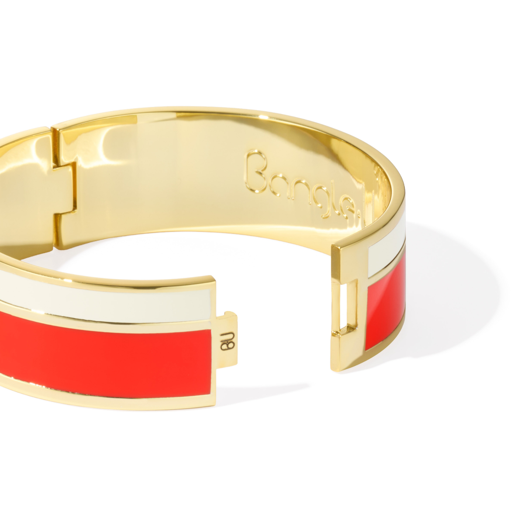 Vaporetto Bracelet - Orange Tangerine/Sand White