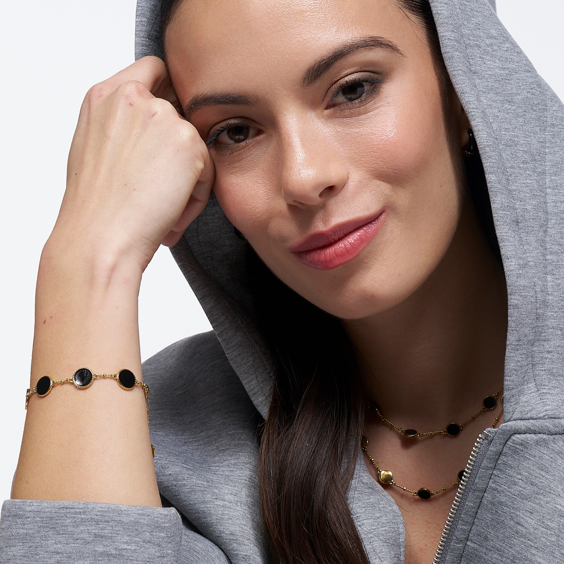 Baby Necklace - Carbon Black