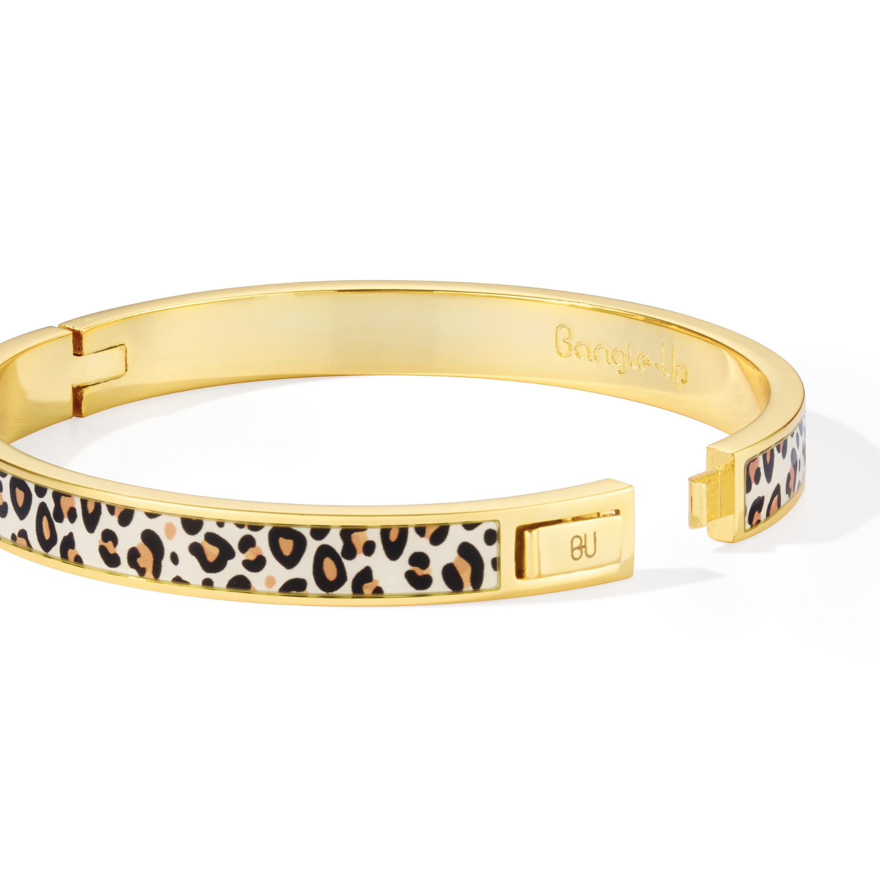 Tina Leopard Bracelet - Sand White