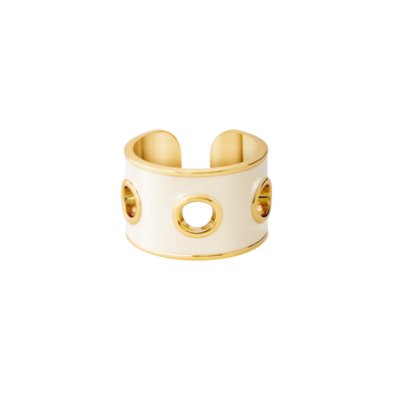 Bague EYELET - Blanc Sable - Bangle-Up