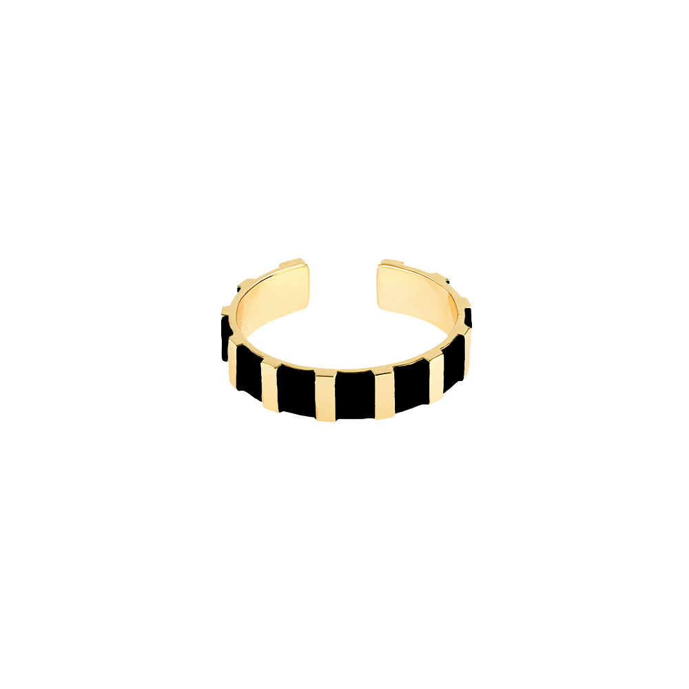 Bague Inès - Noir Carbon - Bangle-Up
