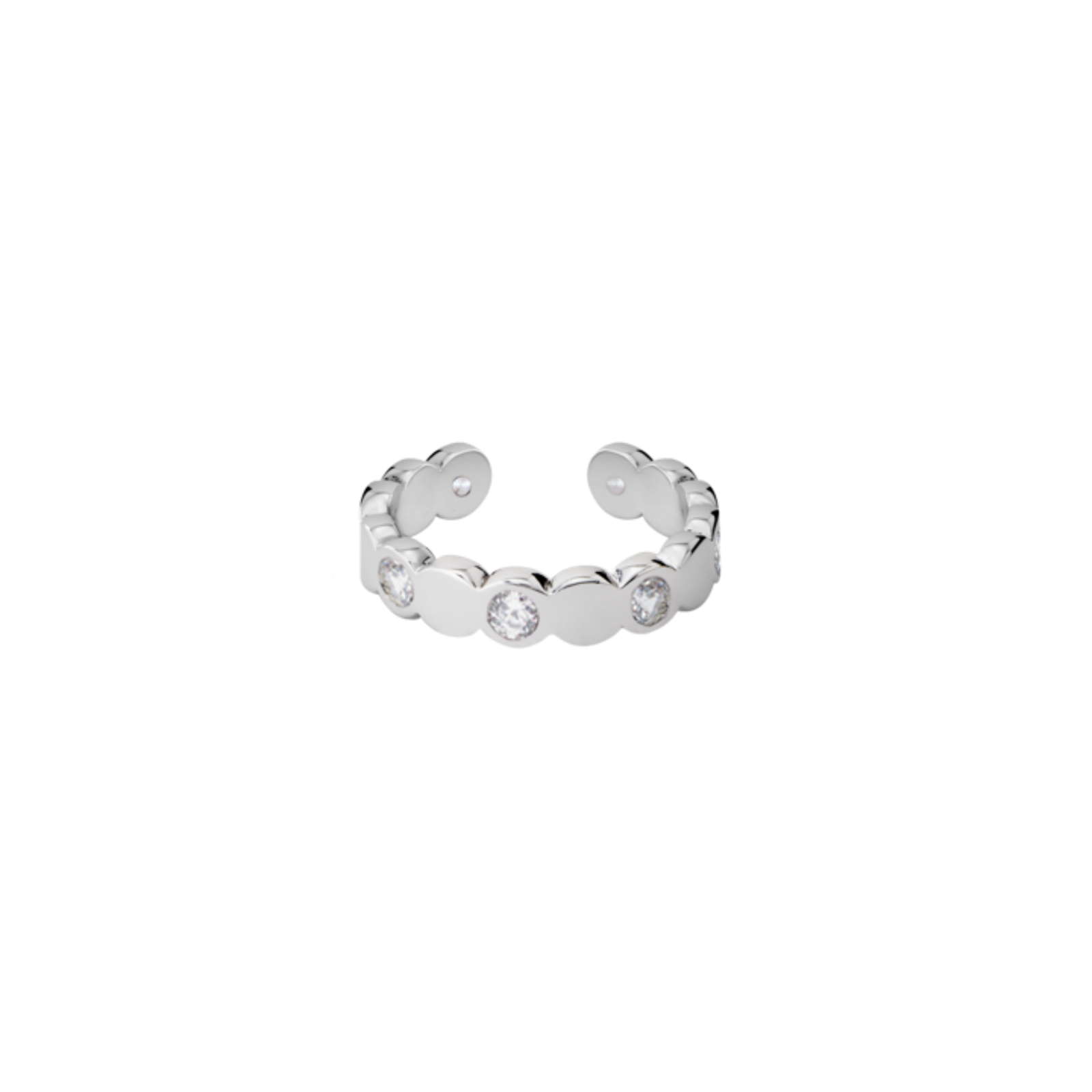 Bague Lumi - Argent et Zircons - Bangle-Up