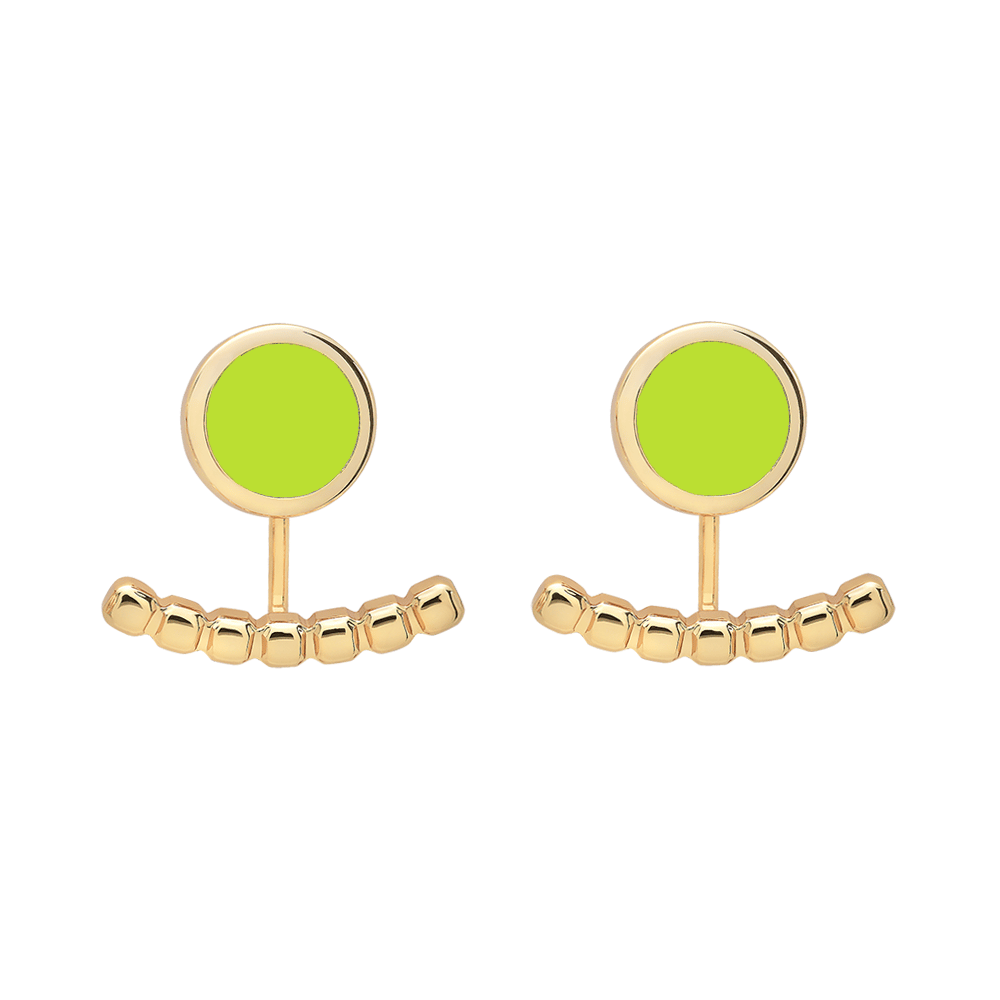Boucles d'Oreilles Comète - Green Flash - Bangle-Up