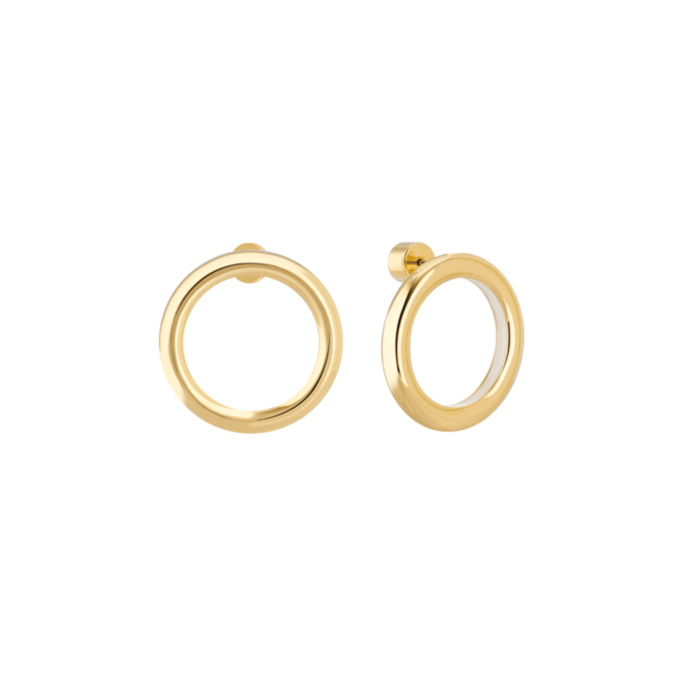 Boucles d'Oreilles EYELET - Blanc Sable - Bangle-Up