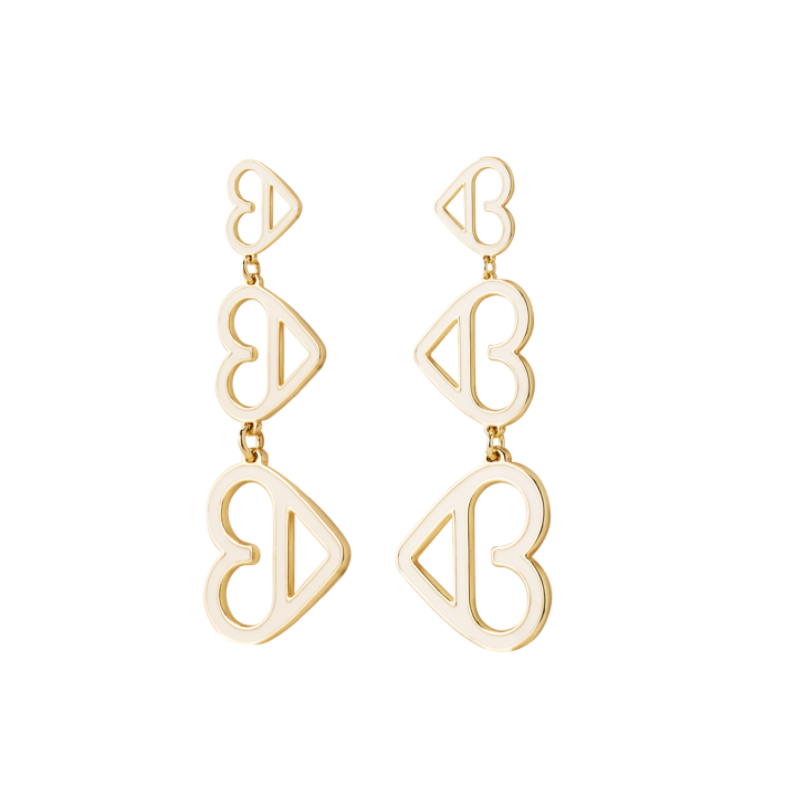 Boucles d'oreilles B.HEART - Blanc Sable - Bangle-Up