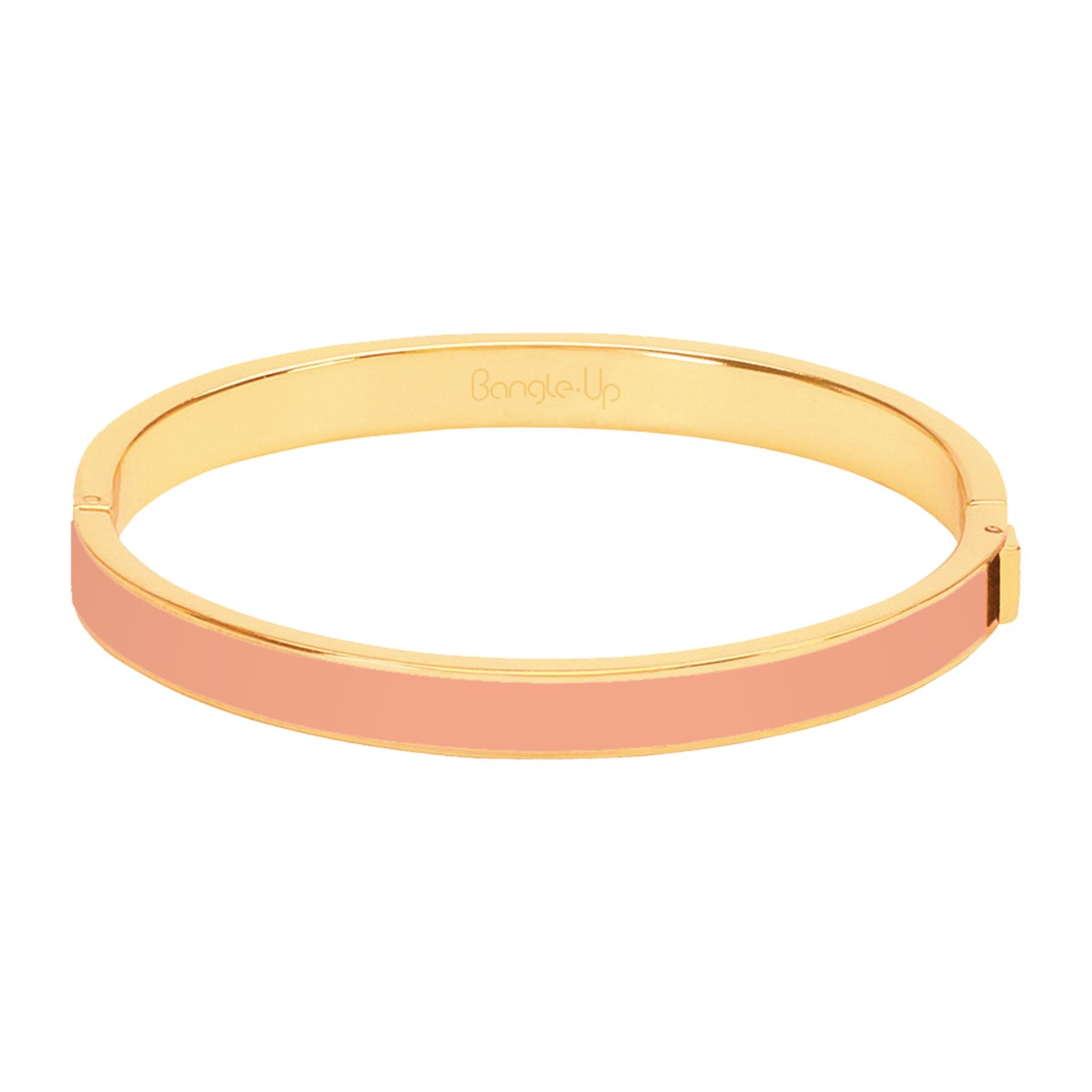 Bangle Bracelet - Orange Coral