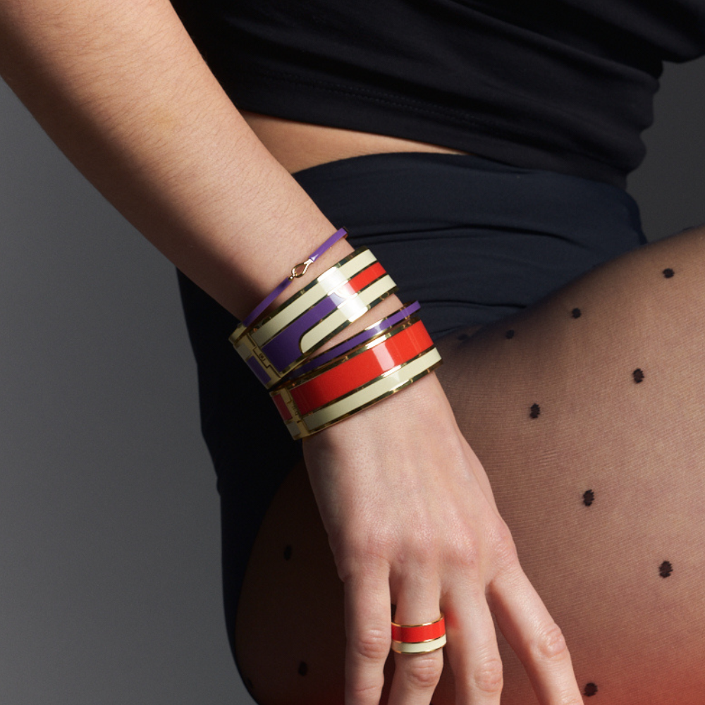 Bracelet Gaya - Deep Purple - Bangle-Up