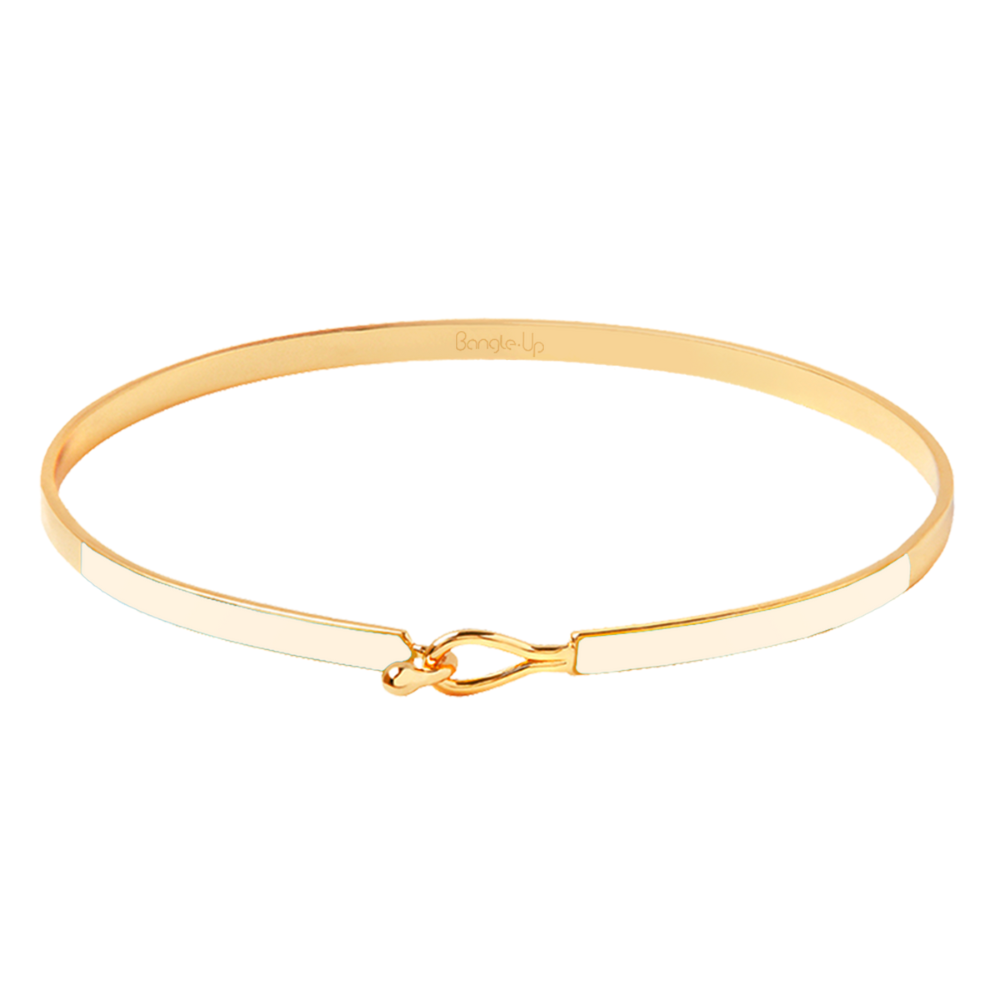 Bracelet Lily - Blanc Sable - Bangle-Up