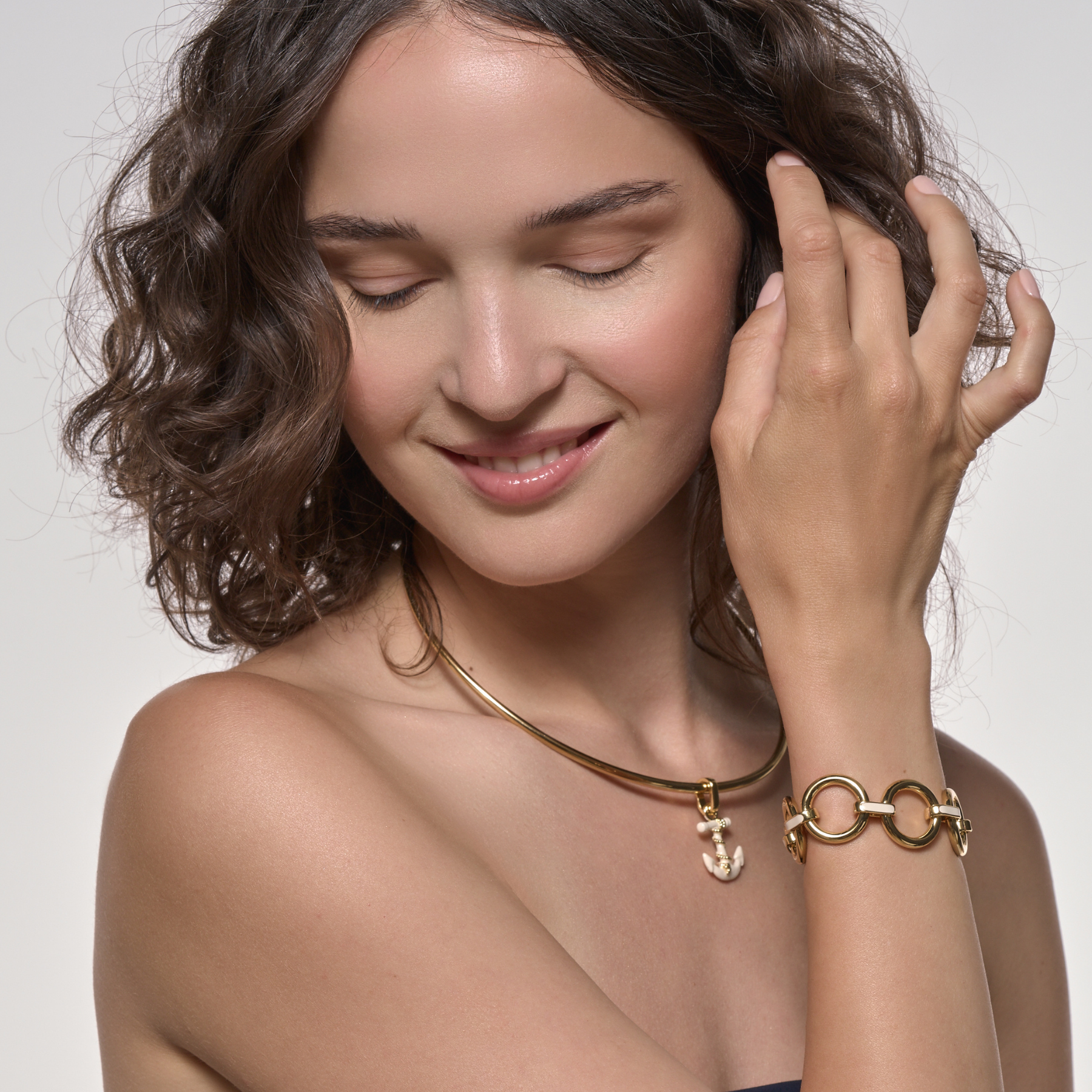 EYELET Bracelet - Sand White