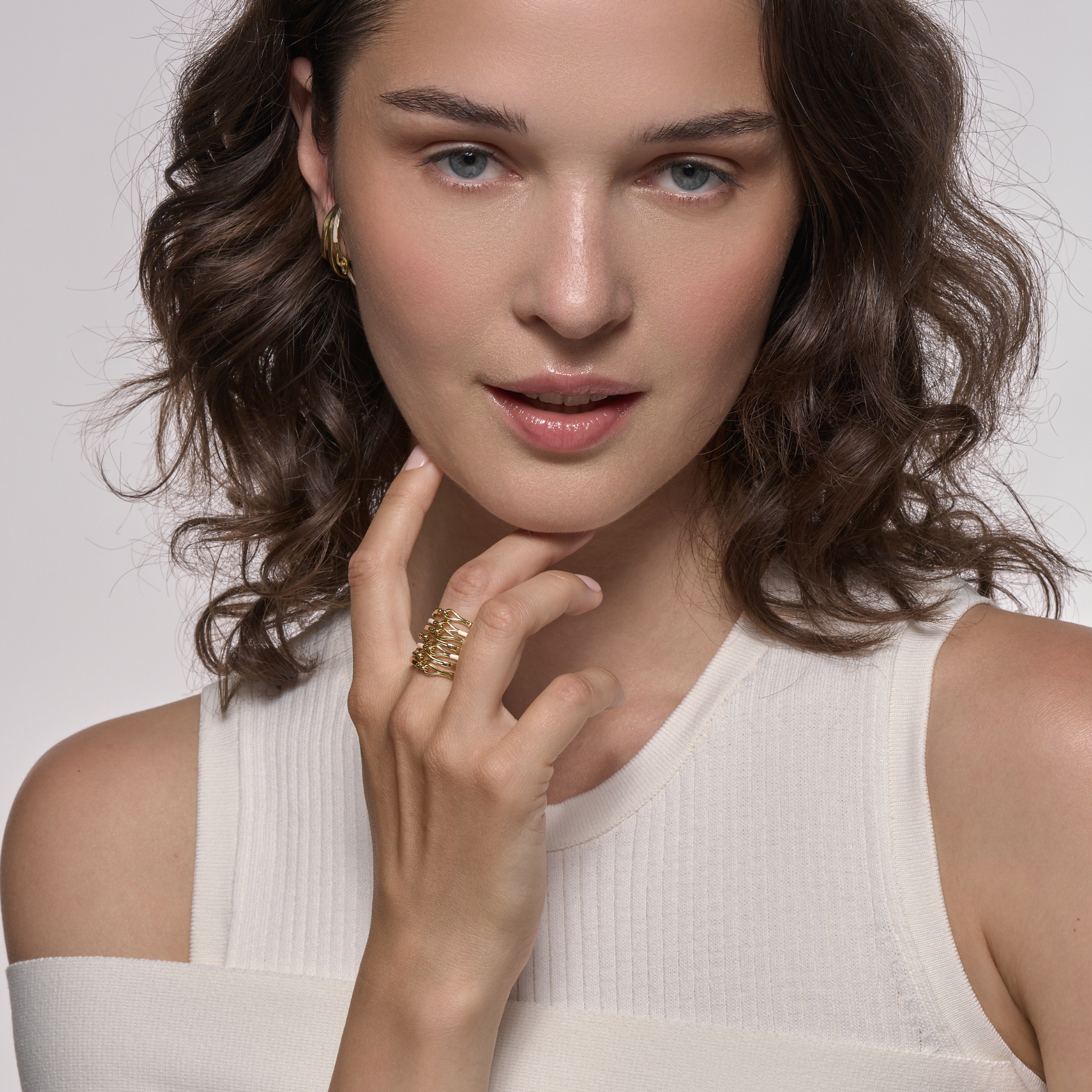 Lily Ring - Light Gold