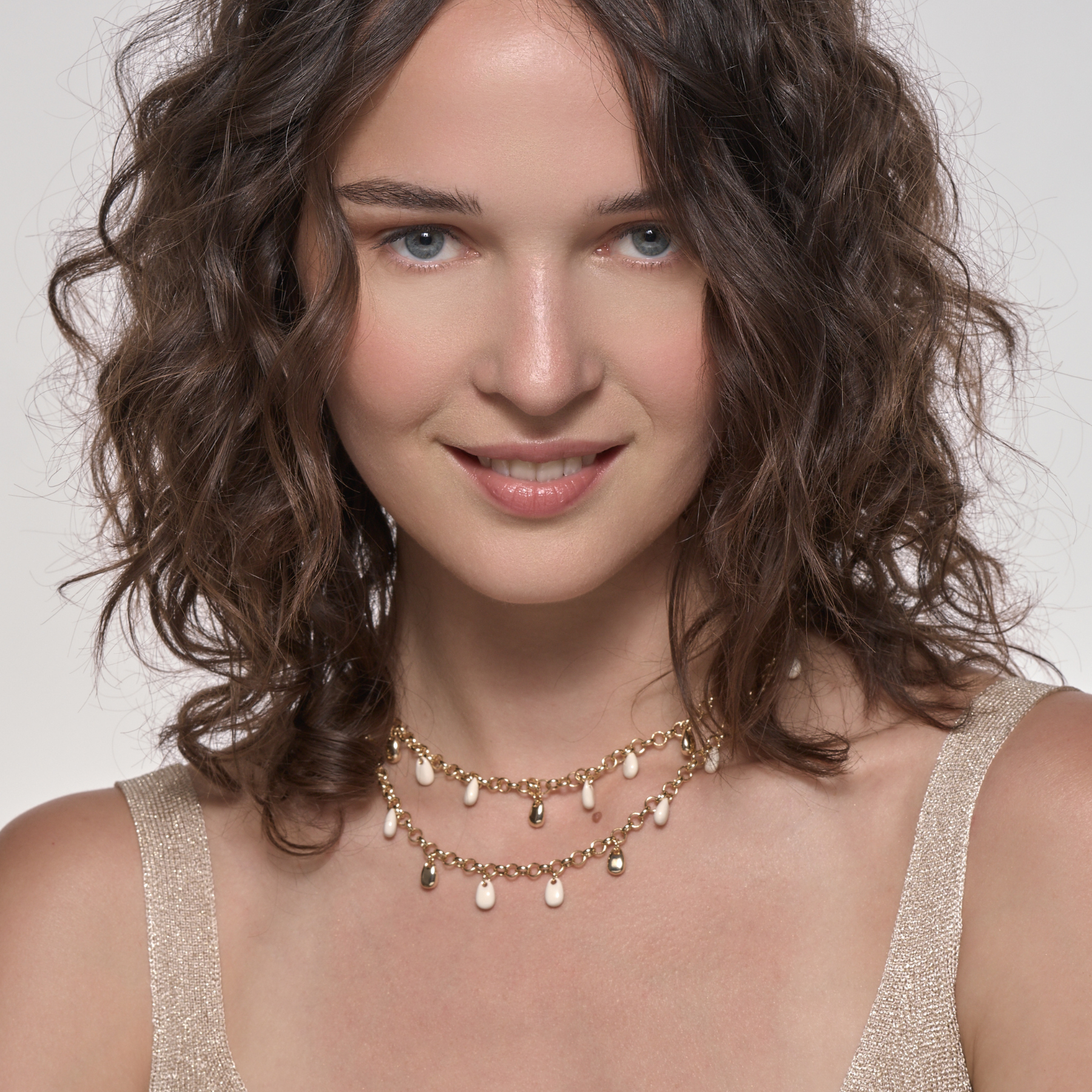 Drop Necklace - Light Gold