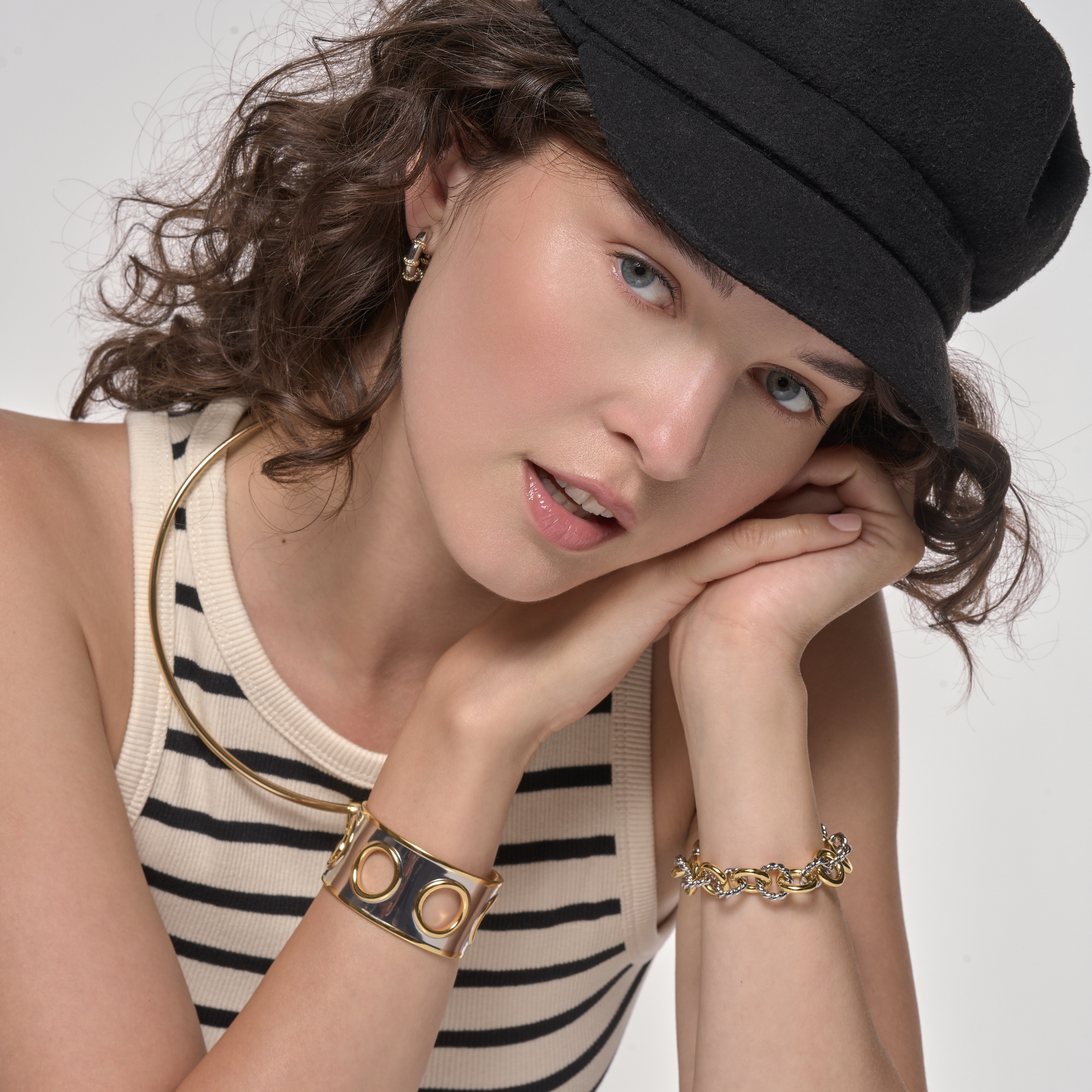 Manchette EYELET - Bicolore