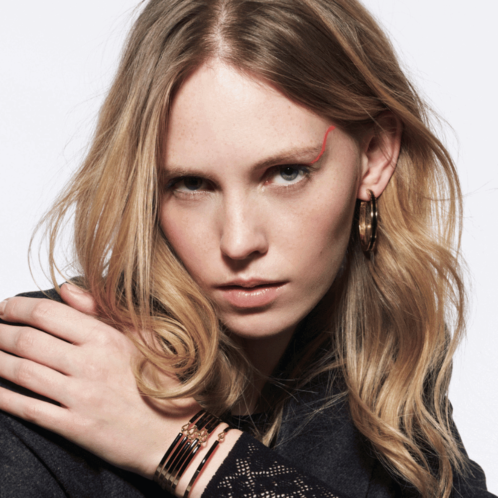 Créoles Bangle - Noir - Bangle-Up