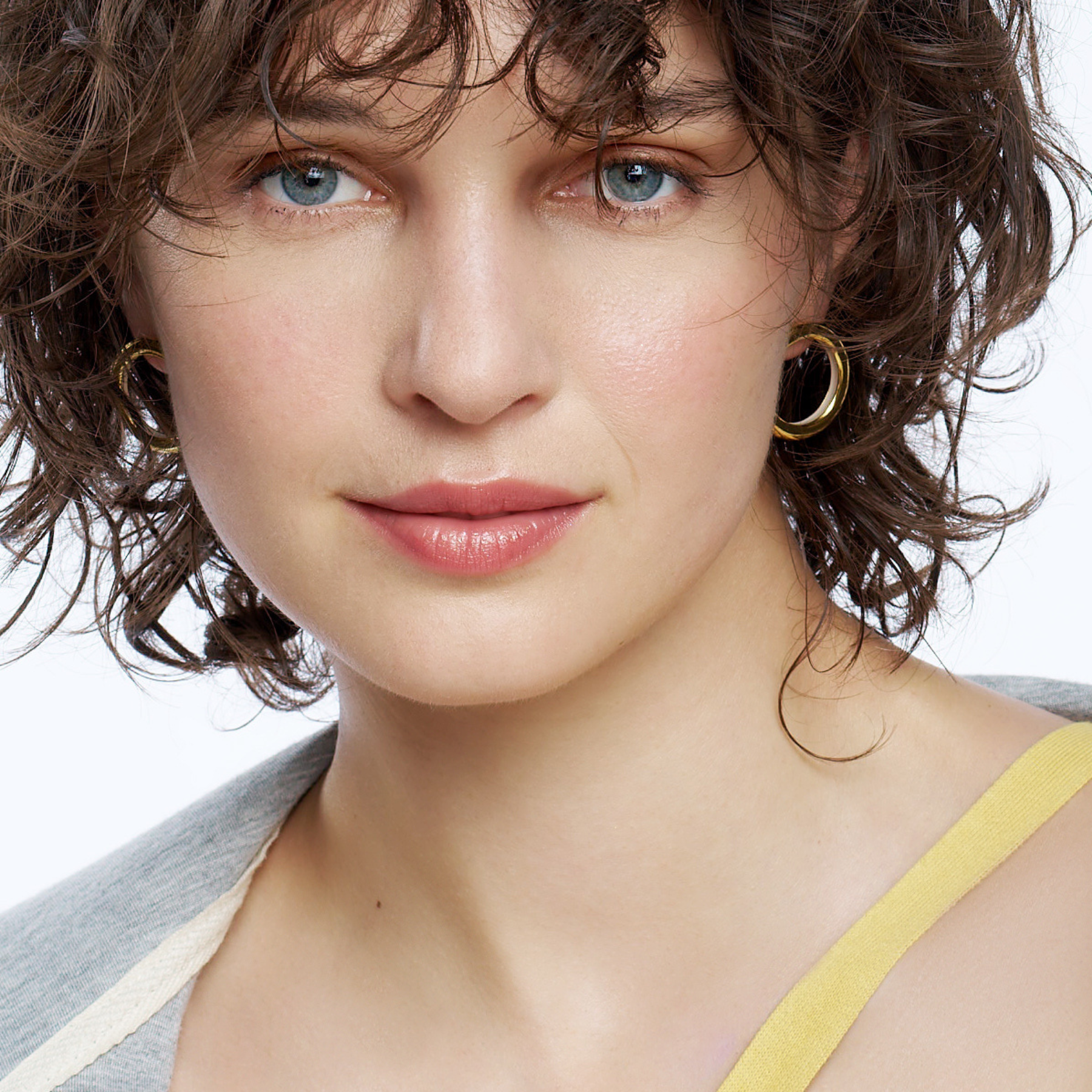 EYELET Earrings - Sand White