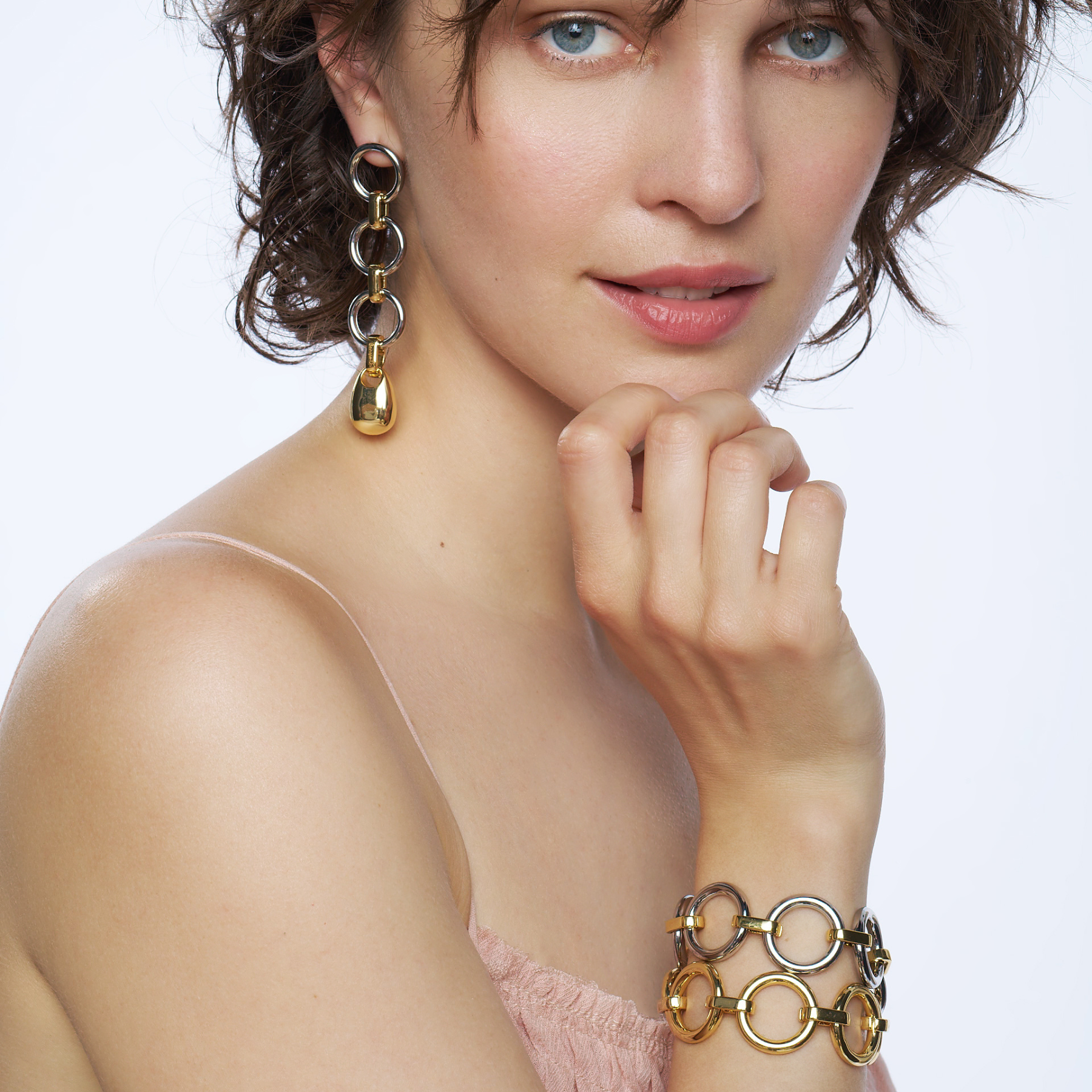 EYELET Bracelet - Sand White