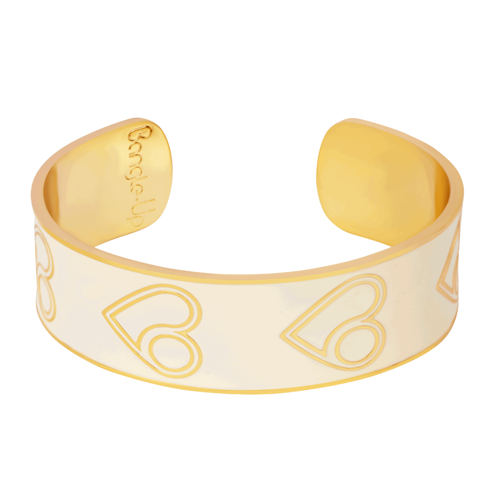 Jonc B.HEART - Blanc Sable - Bangle-Up