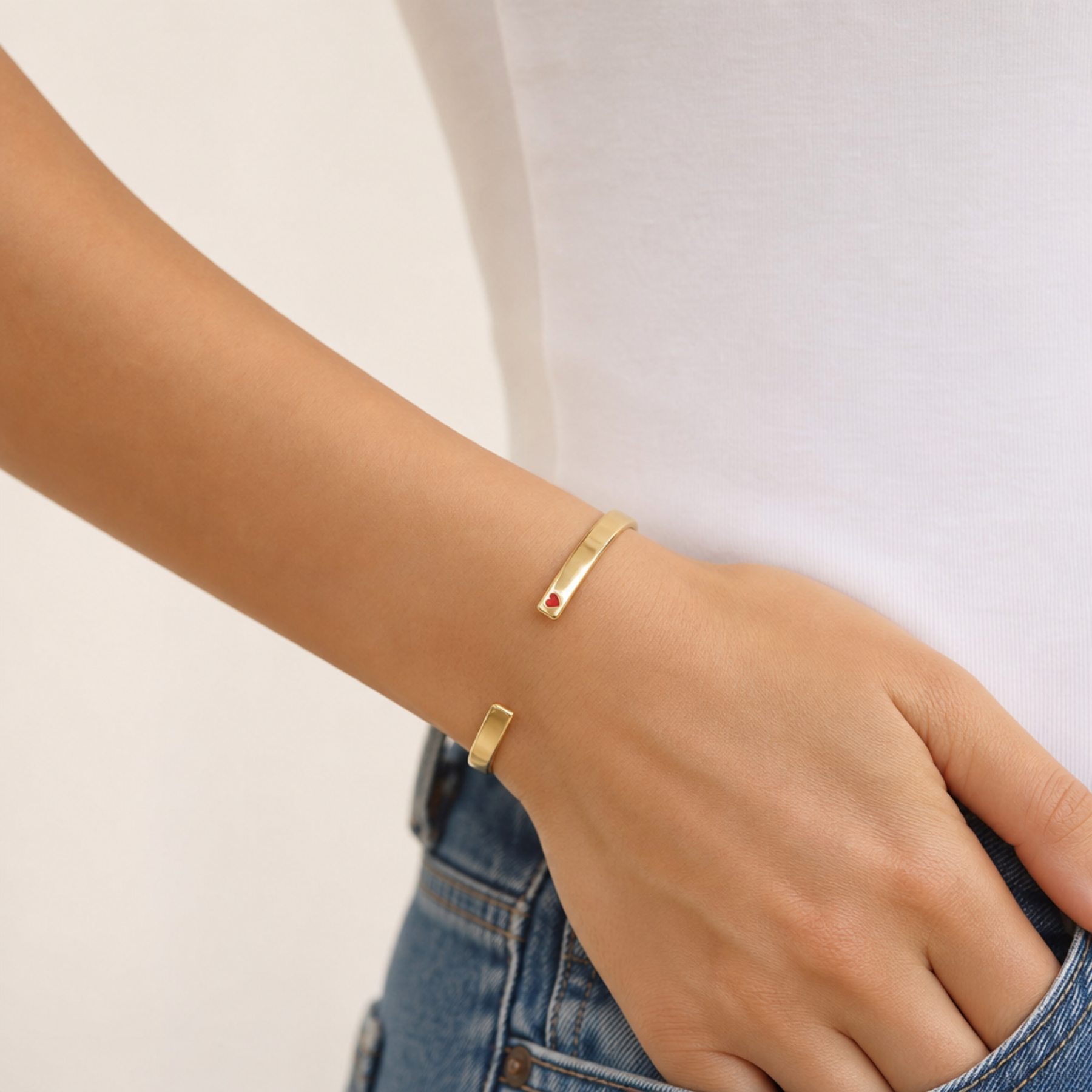 Grigri Classic Bangle - Light Gold