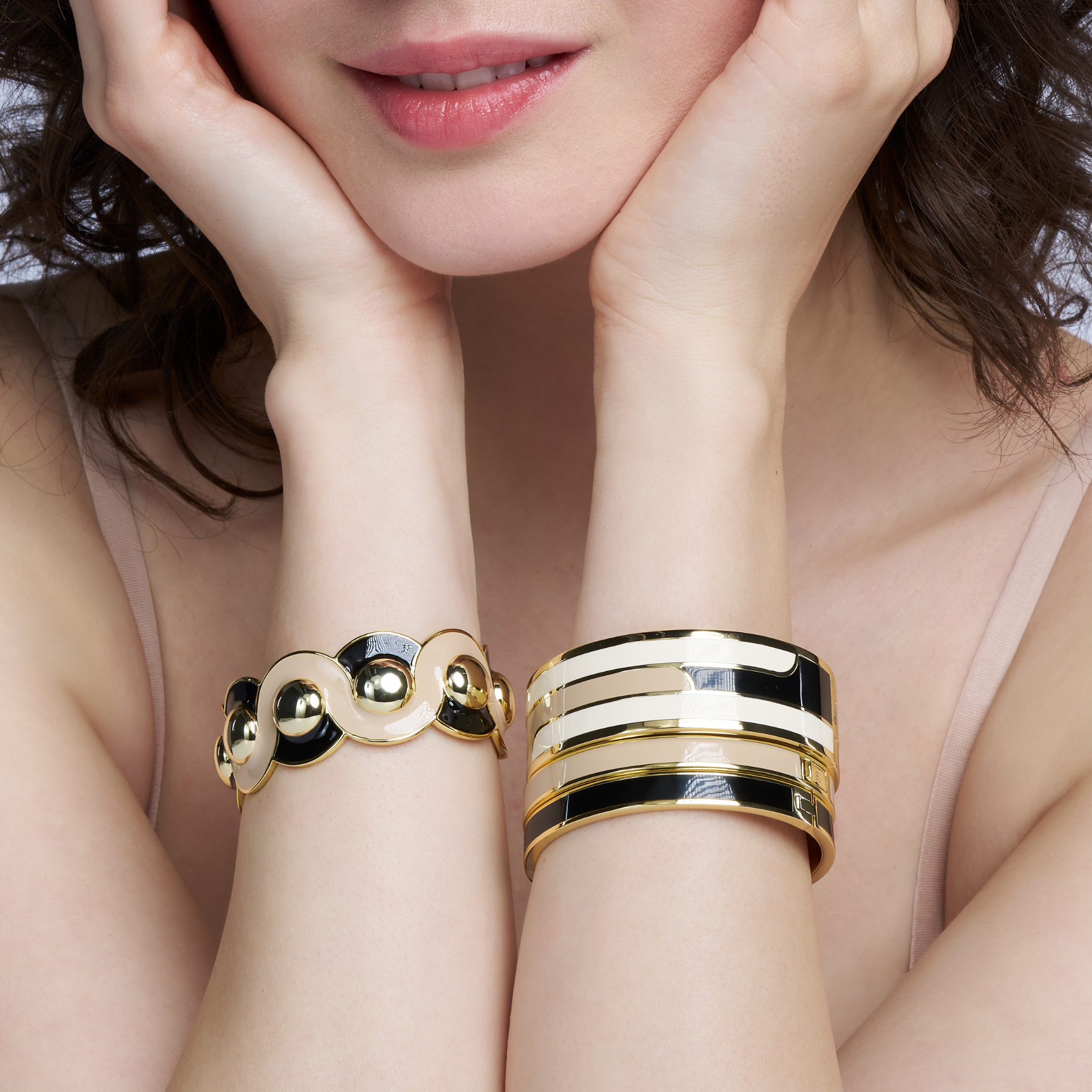 Moon bangle - Mastic Beige