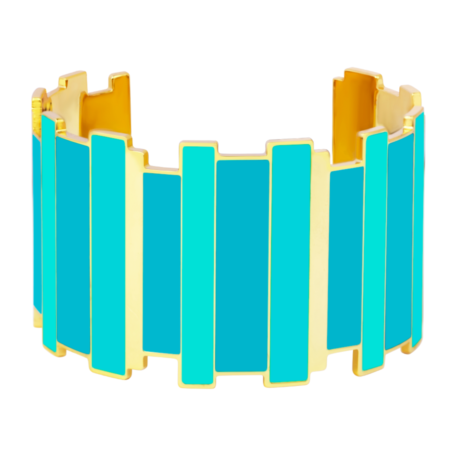 Inès Multicolor Cuff - Turquoise Blue