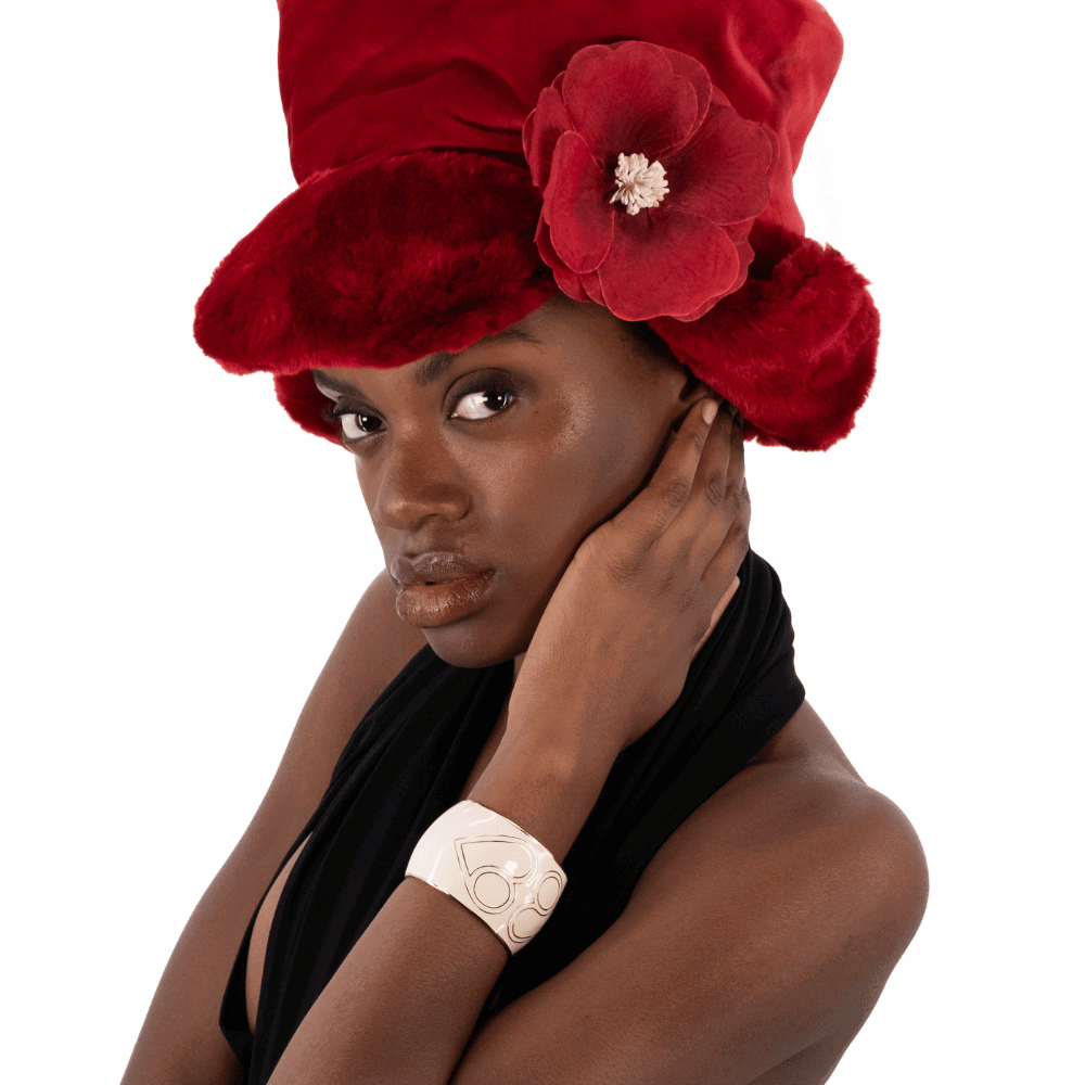 Manchette Bangle Heart - Blanc Sable - Bangle-Up