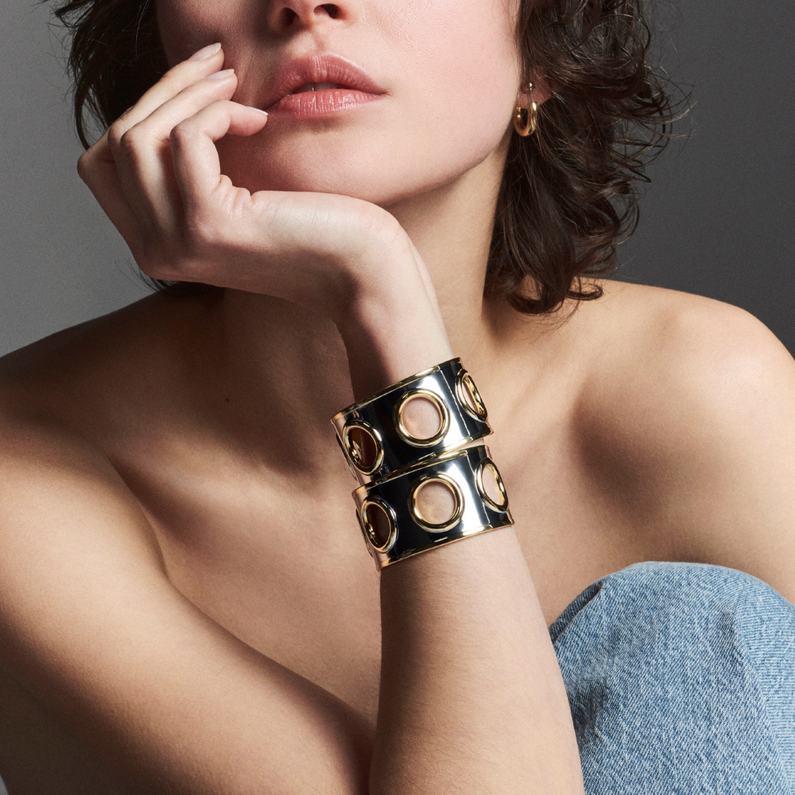 Manchette EYELET - Argent - Bangle-Up