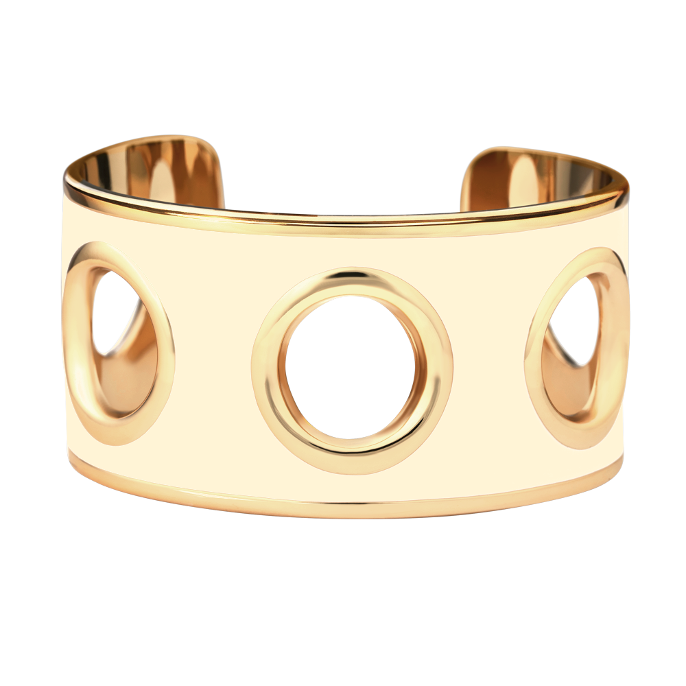 Manchette EYELET - Blanc Sable - Bangle-Up