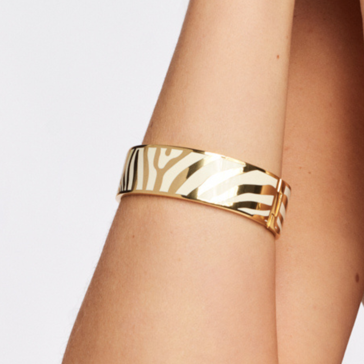 Zebra Bracelet - Sand White