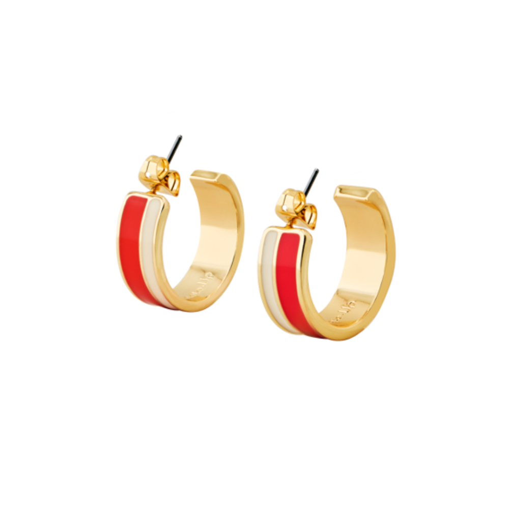 Créoles Bangle - Blanc Sable / Tangerine - Bangle-Up