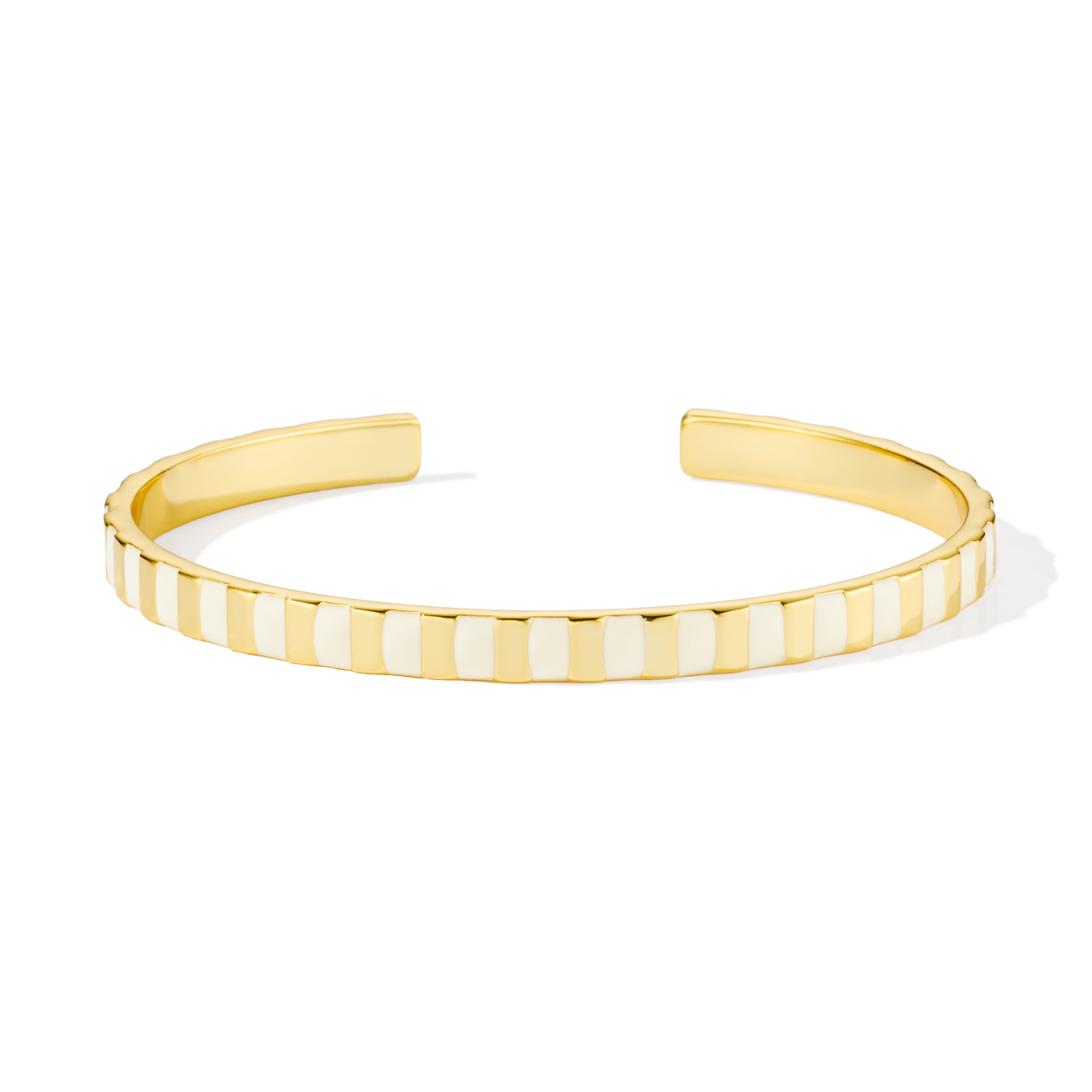 Inès Classic Bangle - Sand White