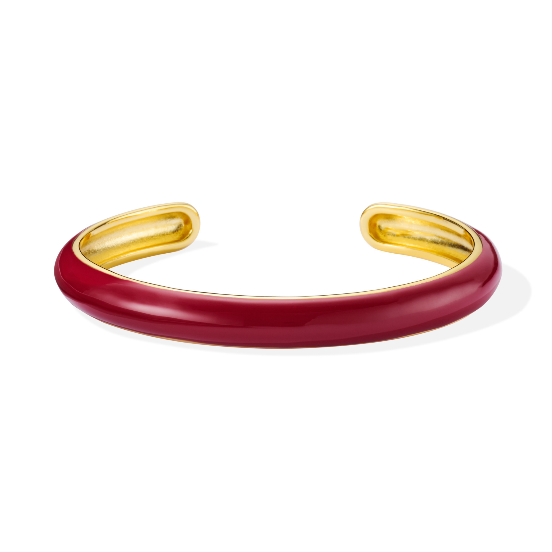 Curved Bangle - Pomegranate