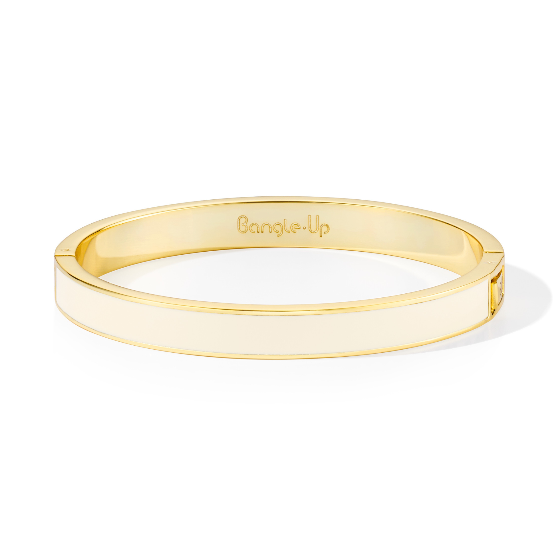 Classic Bangle Bracelet - Sand White