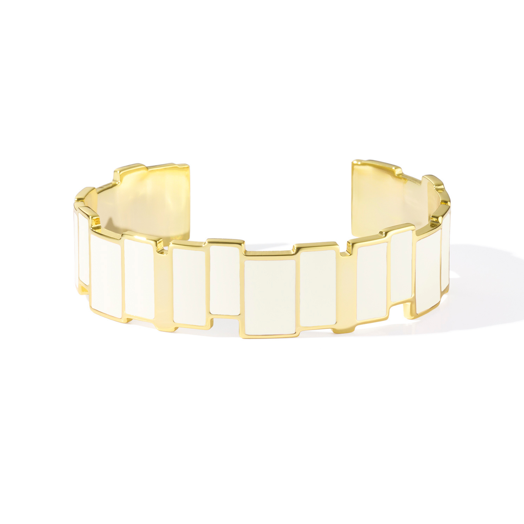 Inès Multicolor Bangle - Sand White