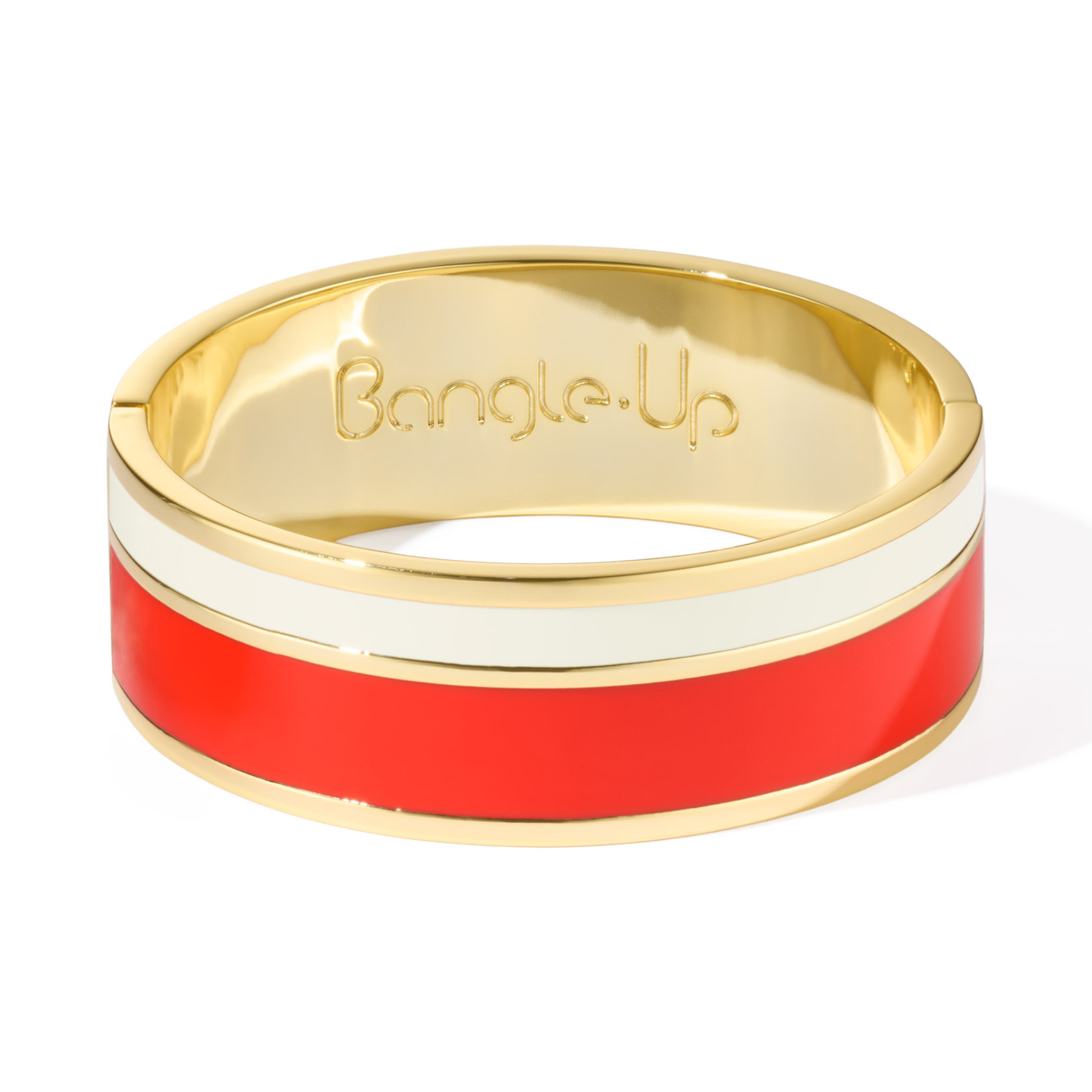 Bracelet Vaporetto - Orange Tangerine / Blanc Sable