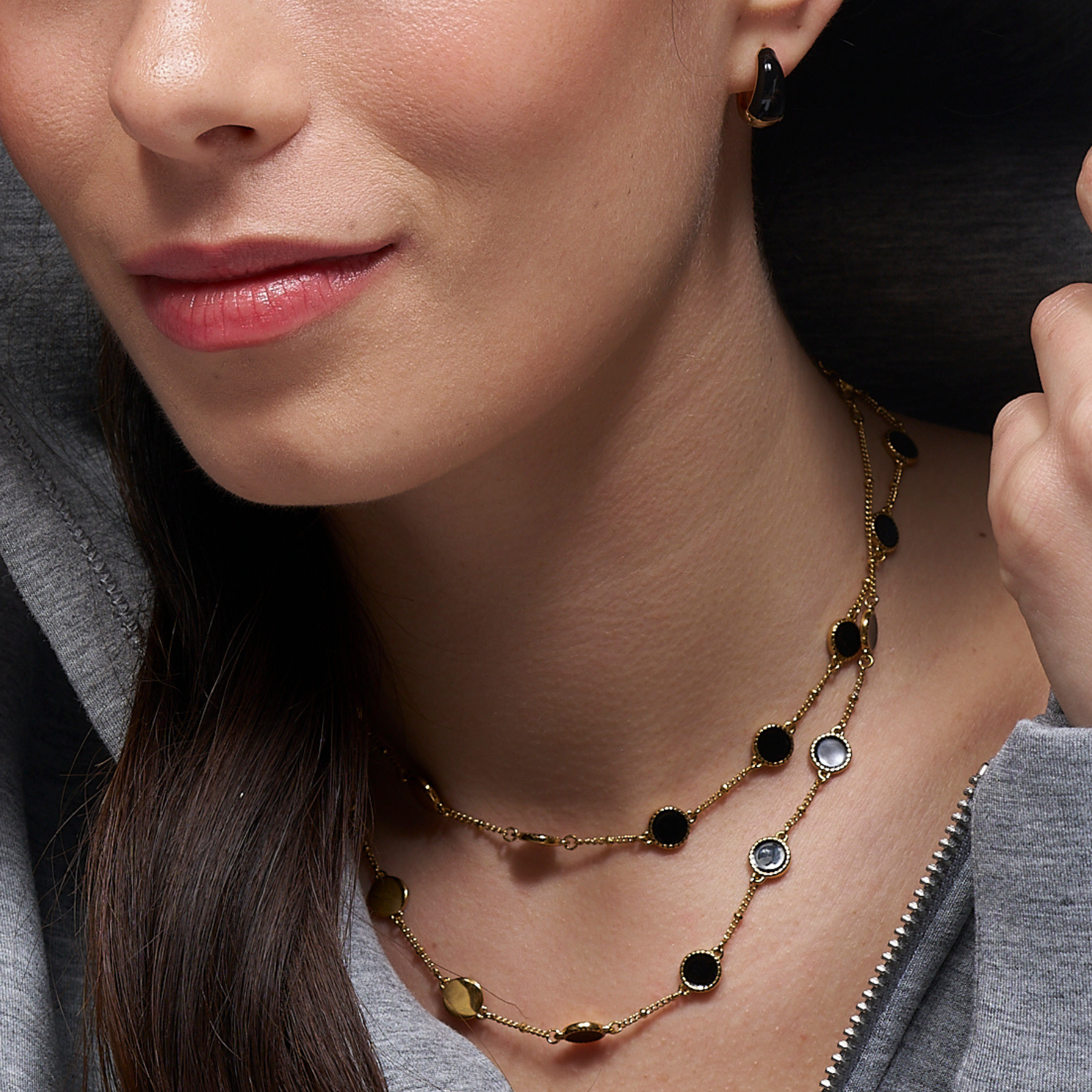 Baby Necklace - Carbon Black