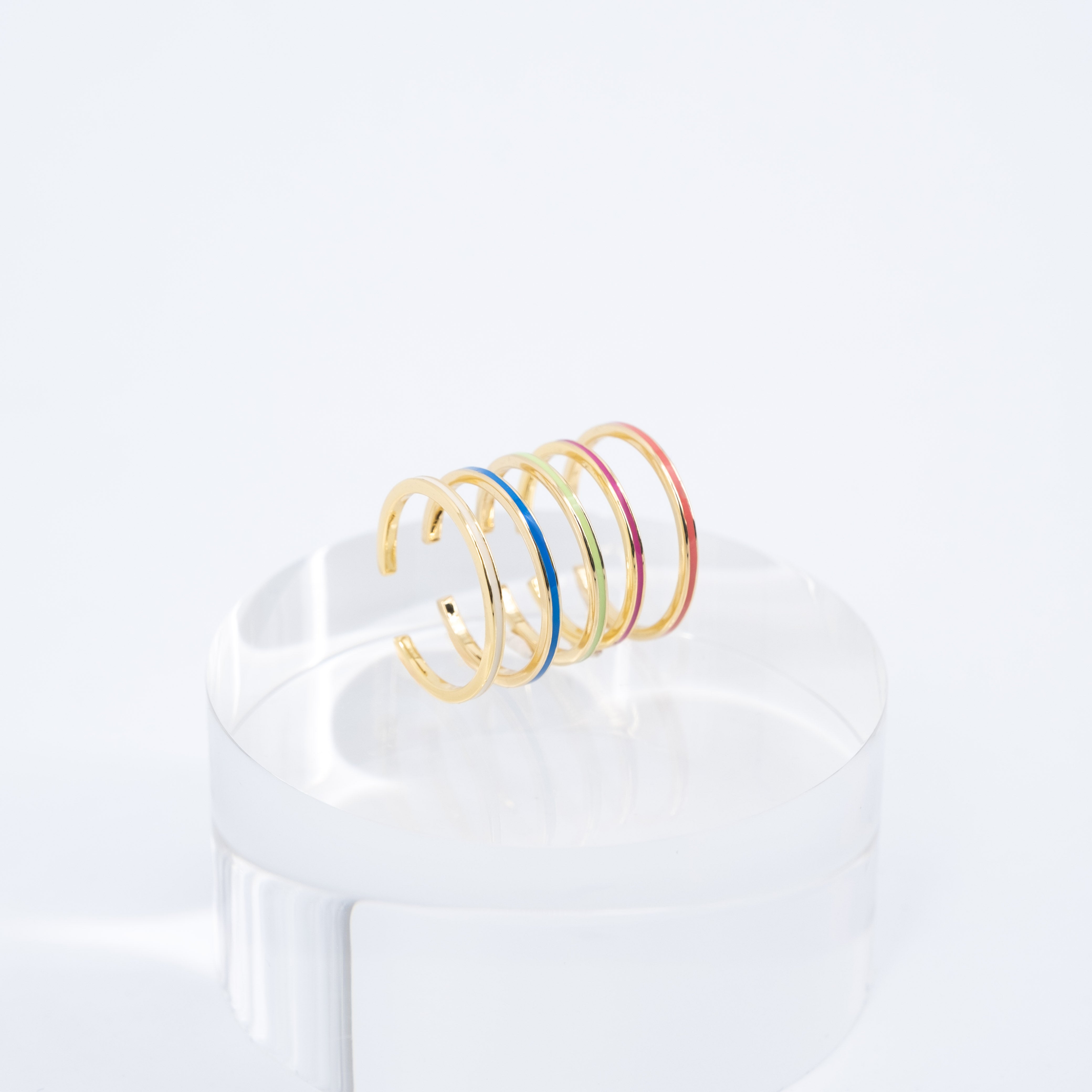 Box Bangle ring - Multicolor