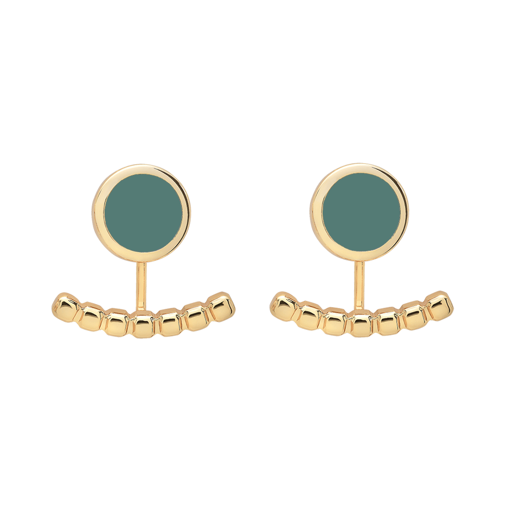 Comete earrings - Verde