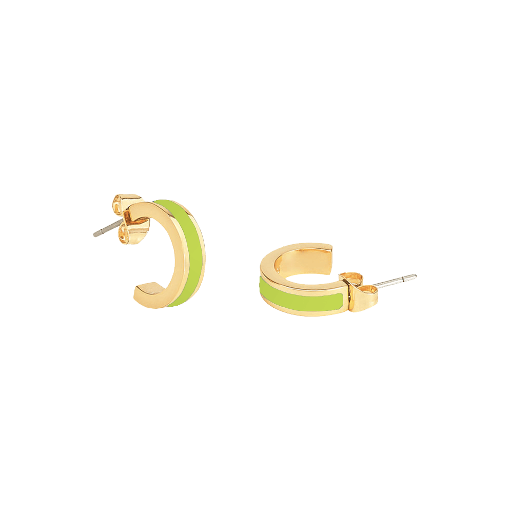 Bangle Mini Earrings - Green Flash