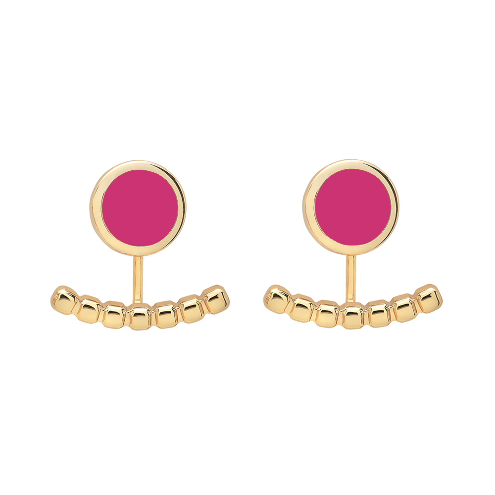 Comete earrings - Cabaret pink