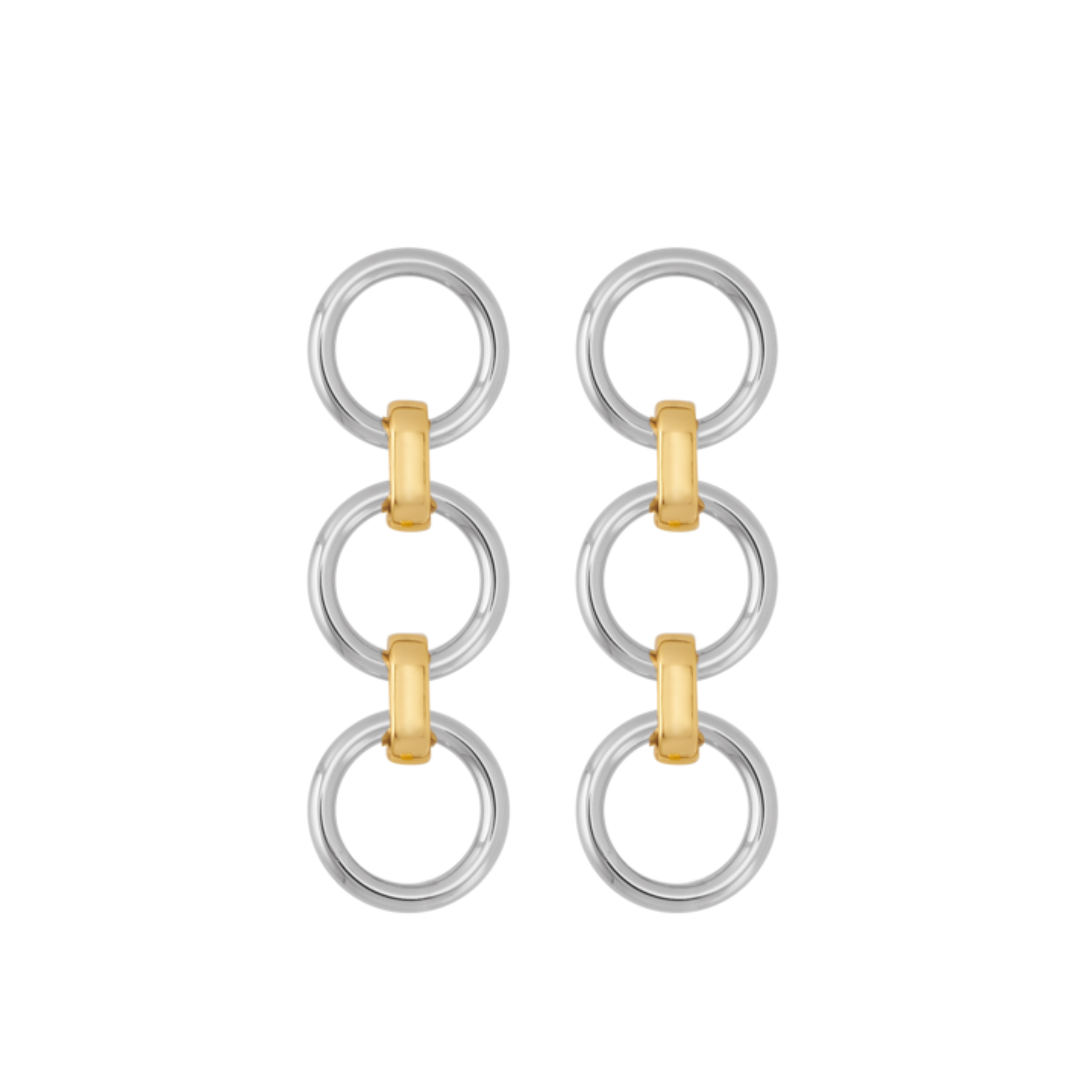 EYELET Earrings - Two-tone