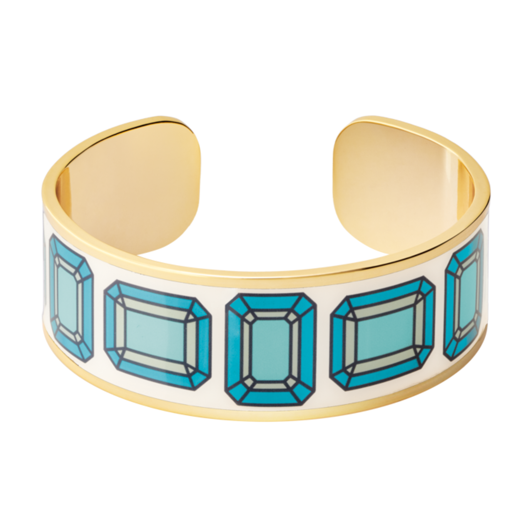 GEM Bangle - Turquoise Blue