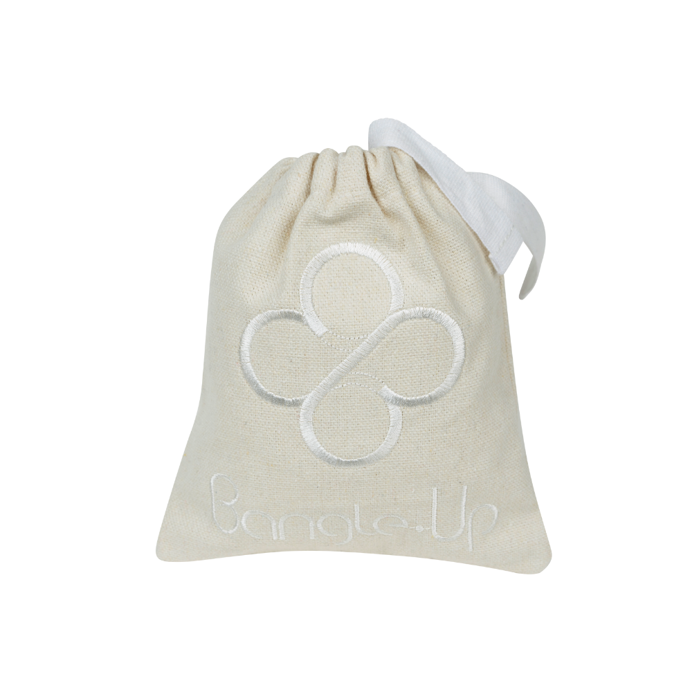 Bracelet Bangle Ovale - Blanc Sable - Bangle-Up 