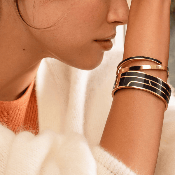 Bracelet Gaya - Bleu Nuit - Bangle-Up 