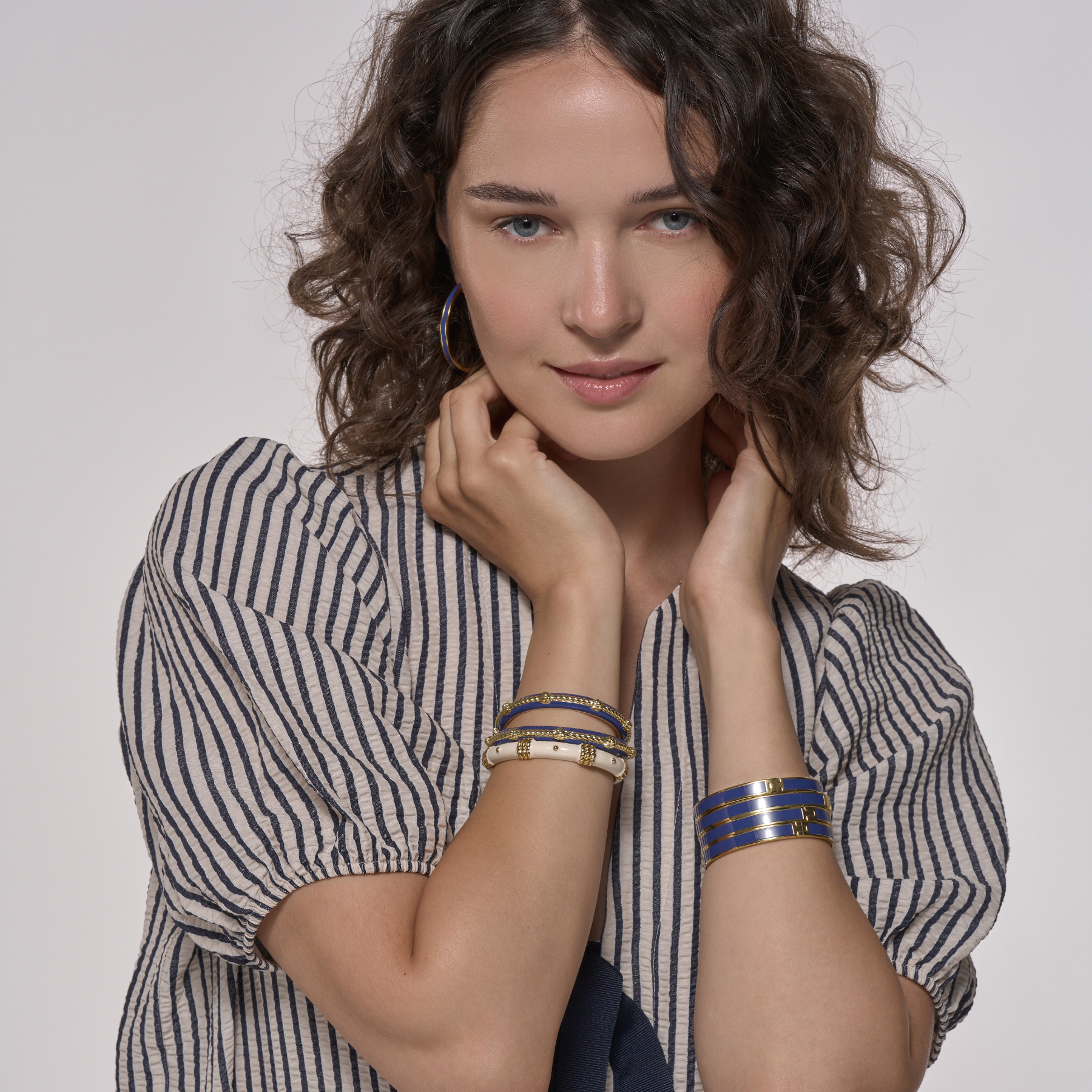 Bangle Bracelet - Navy Blue