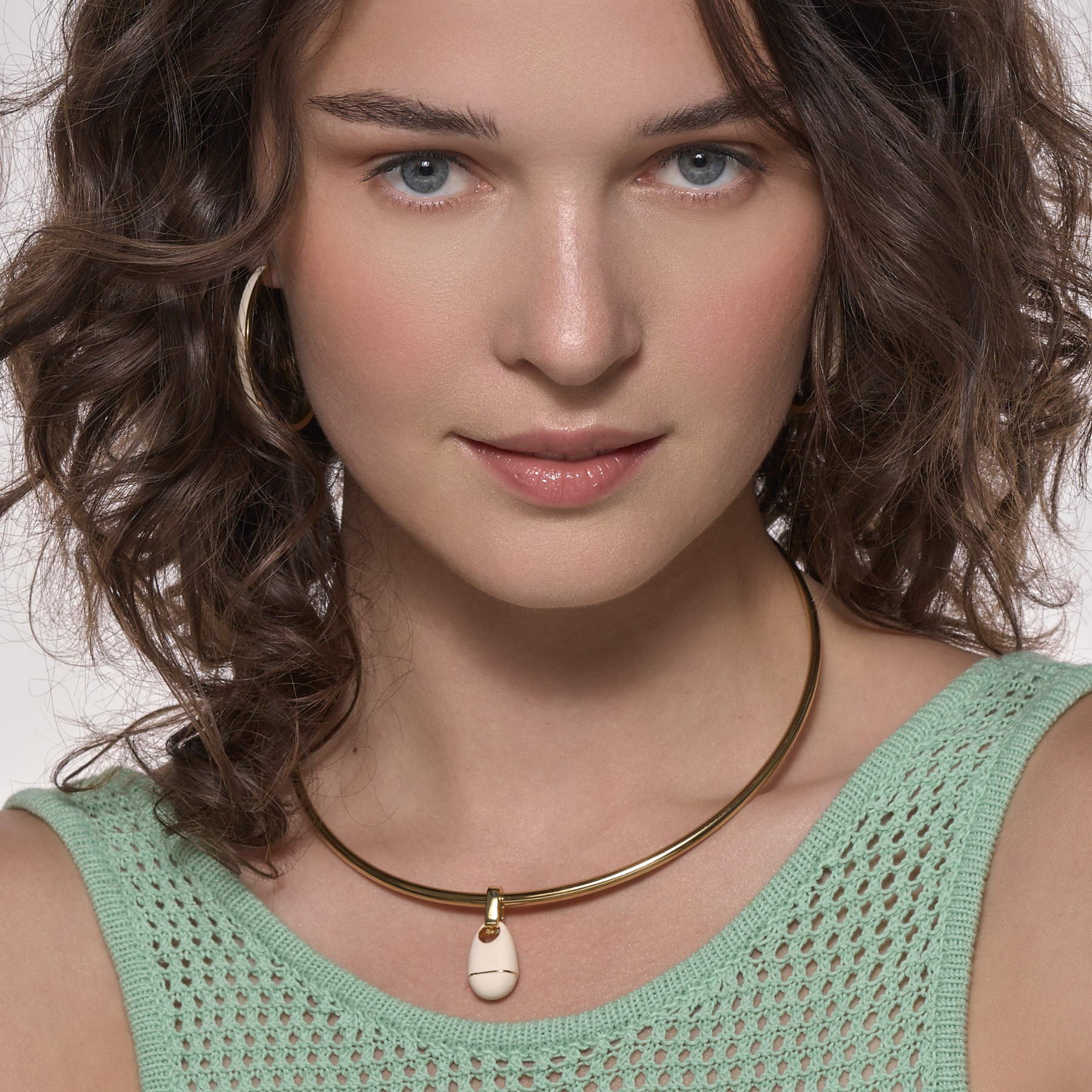 Drop Pendant - Sand White