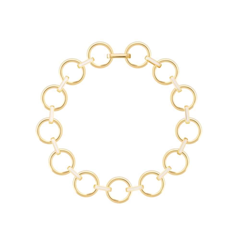 Collier et Pendentif EYELET - Blanc Sable - Bangle-Up 