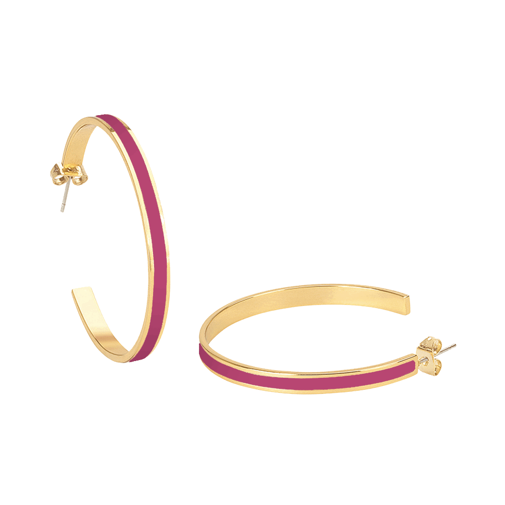 Créoles Bangle - Rose Cabaret - Bangle-Up 